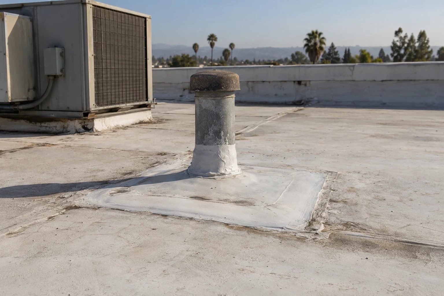 Commercial Roof Membrane Puncture Repair in Burbank, CA