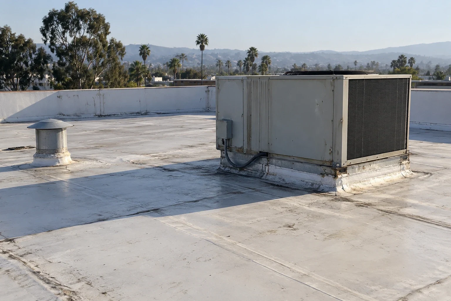 Commercial Heat and UV Roof Damage Repair in Burbank, CA