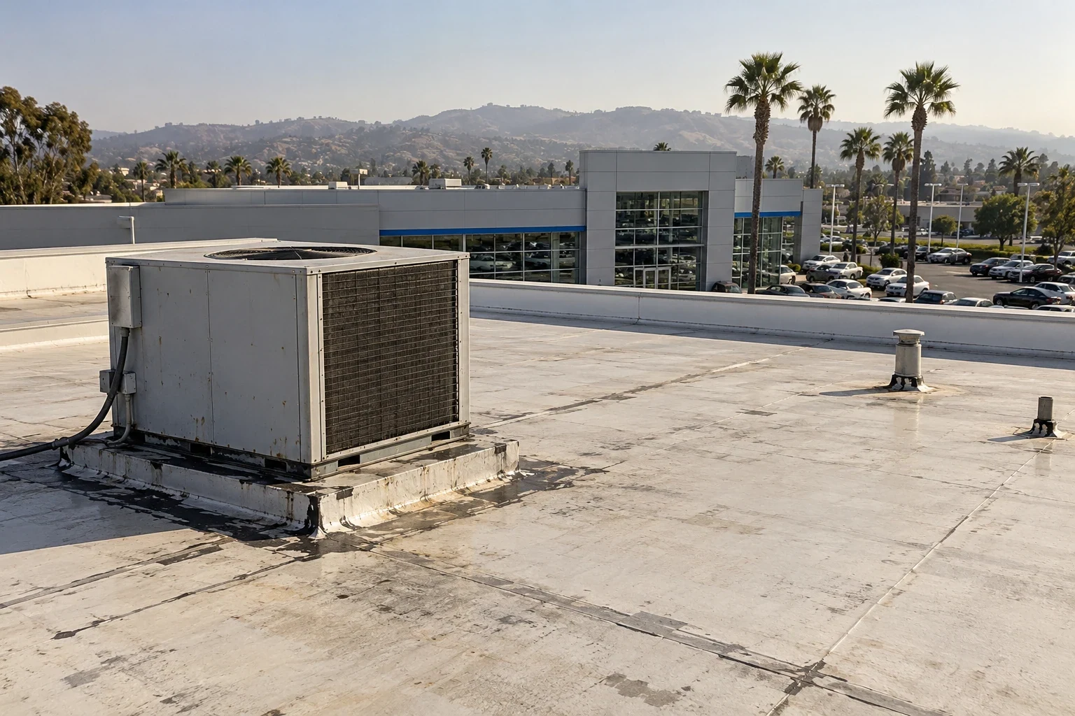 Commercial Roofing for Auto Dealerships in Burbank